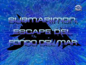 16 Submarimon, escape del fondo del mar