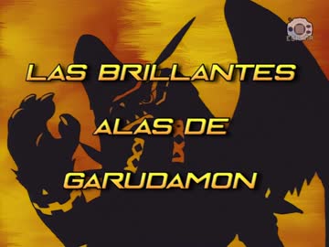 26 Las brillantes alas de Garudamon